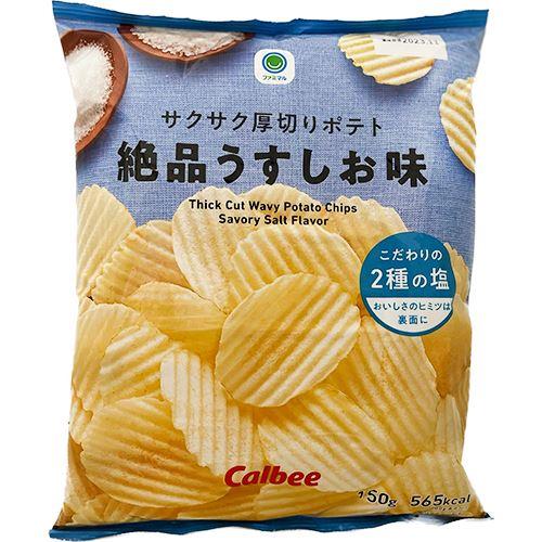 【日本全家】（國）厚切波浪洋芋片薄鹽味(150g/包)