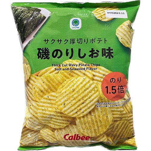 【日本全家】厚切波浪洋芋片-海苔鹽味(150g/包)