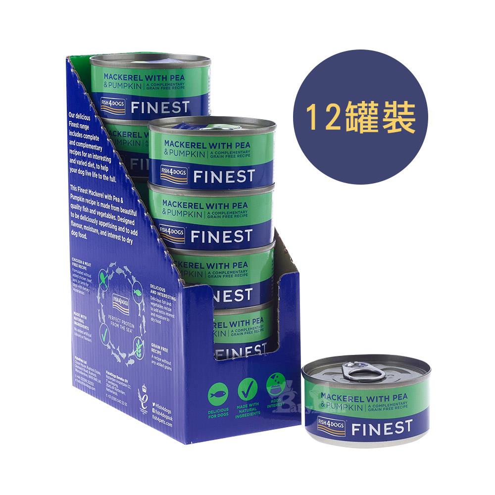 【海洋之星】鮮魚蔬菜犬罐 鯖魚-豌豆南瓜(85g*12罐)