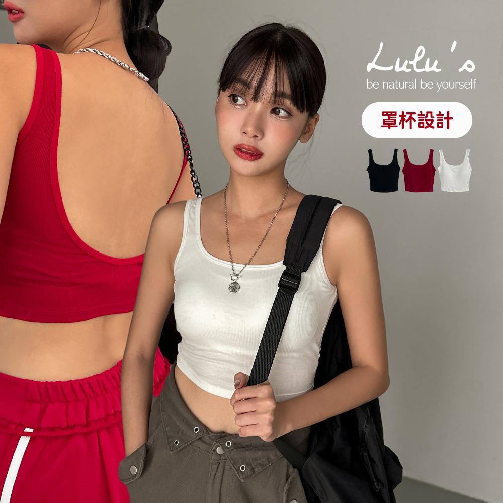 組合/任兩件298/辣妹極致挖背短版罩杯BRATOP背心３色【A01230580】