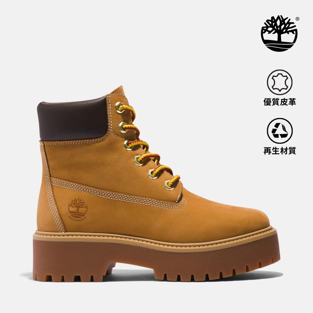 Timberland 女款小麥色 Stone Street 6吋厚底防水靴|A5RJD231