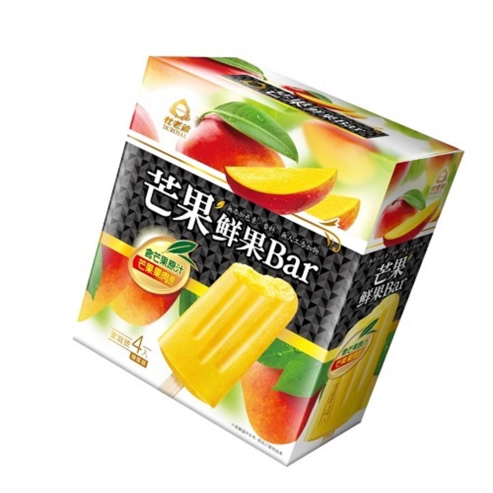 【冷凍店取-杜老爺】芒果大鮮果BAR4入/盒(77gx4)