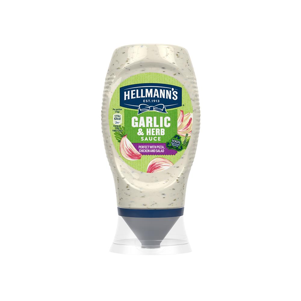 【Ｈｅｌｌｍａｎｎ′ｓ】美乃滋-大蒜香草(260g/瓶)(效期至2025/02/28)