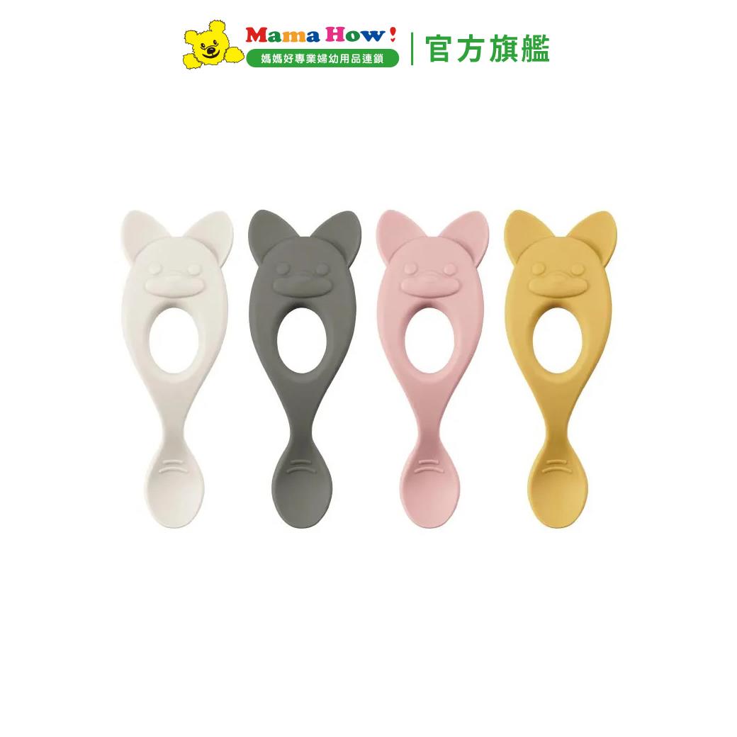 【MOTHER-K】鉑金矽膠學習湯匙 狐狸款