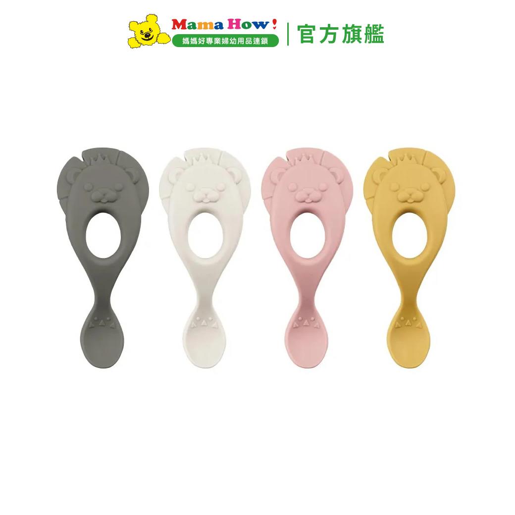 【MOTHER-K】鉑金矽膠學習湯匙 獅子款