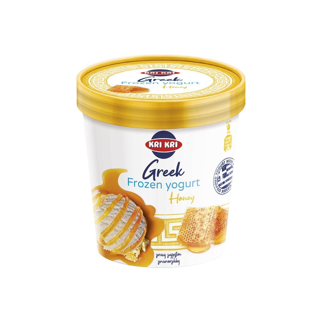 【冷凍店取-KriKri】希臘優格冰淇淋-蜂蜜(320g/盒)