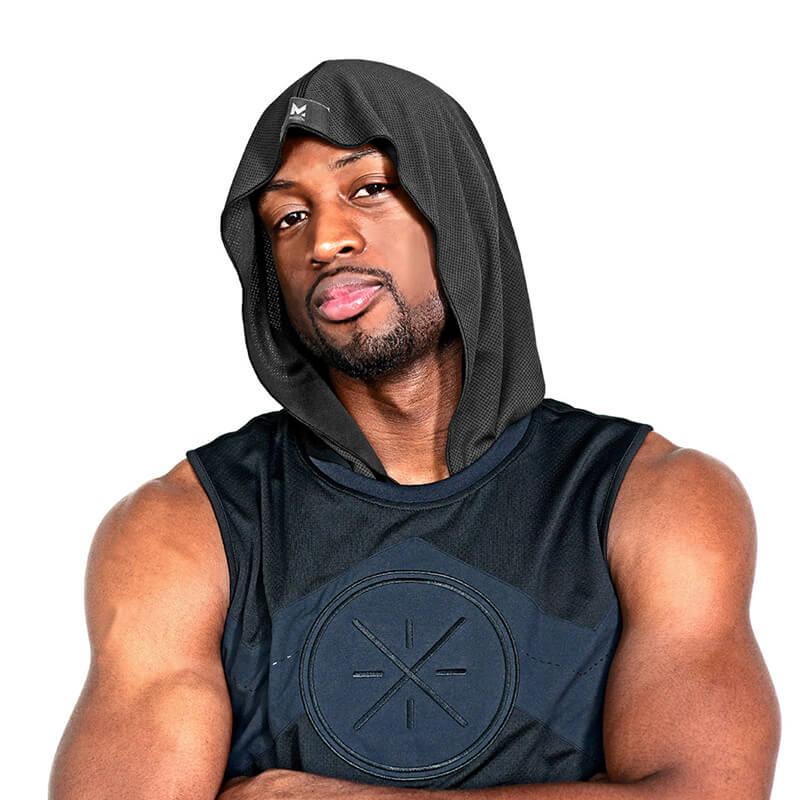 【Mission】美國水冷瞬涼連帽運動巾- Hoodie Towels 黑