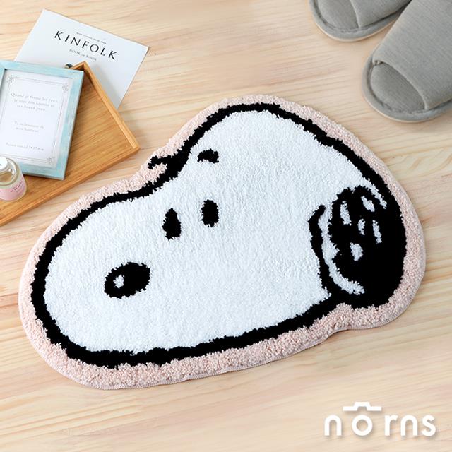 Peanuts史努比腳踏墊- Norns Original Design Snoopy造型吸水踏墊 防滑植絨腳踏墊 可機洗