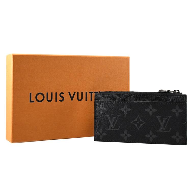 Authentic LOUIS VUITTON Monogram Eclipse reverse Coin card Holder M69533  Coin