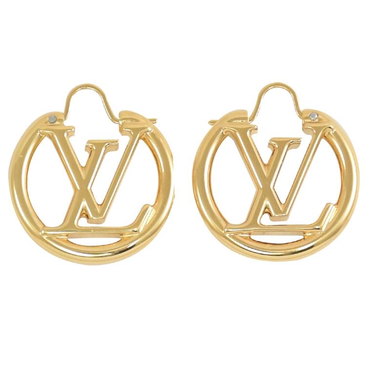 Louis Vuitton MONOGRAM Nanogram earrings (M00397)
