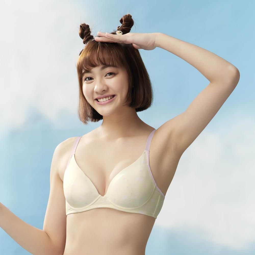 嬪婷-校園運動系列 B-E罩杯內衣(紓壓黃) BB3662YB