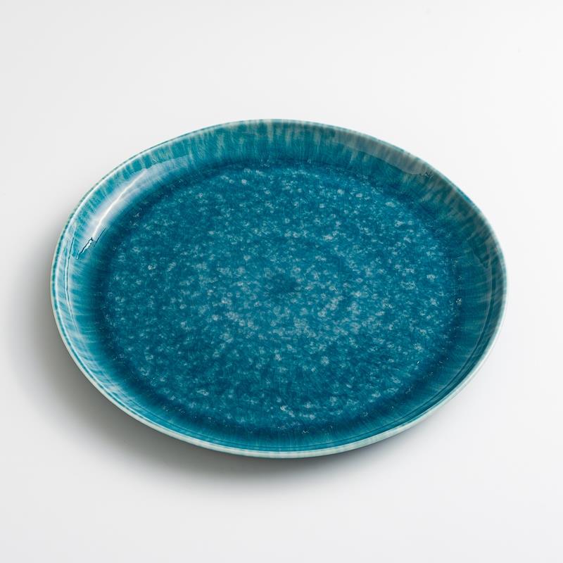 Ice 28cm Ceramic Plate | Gray Ⓟ