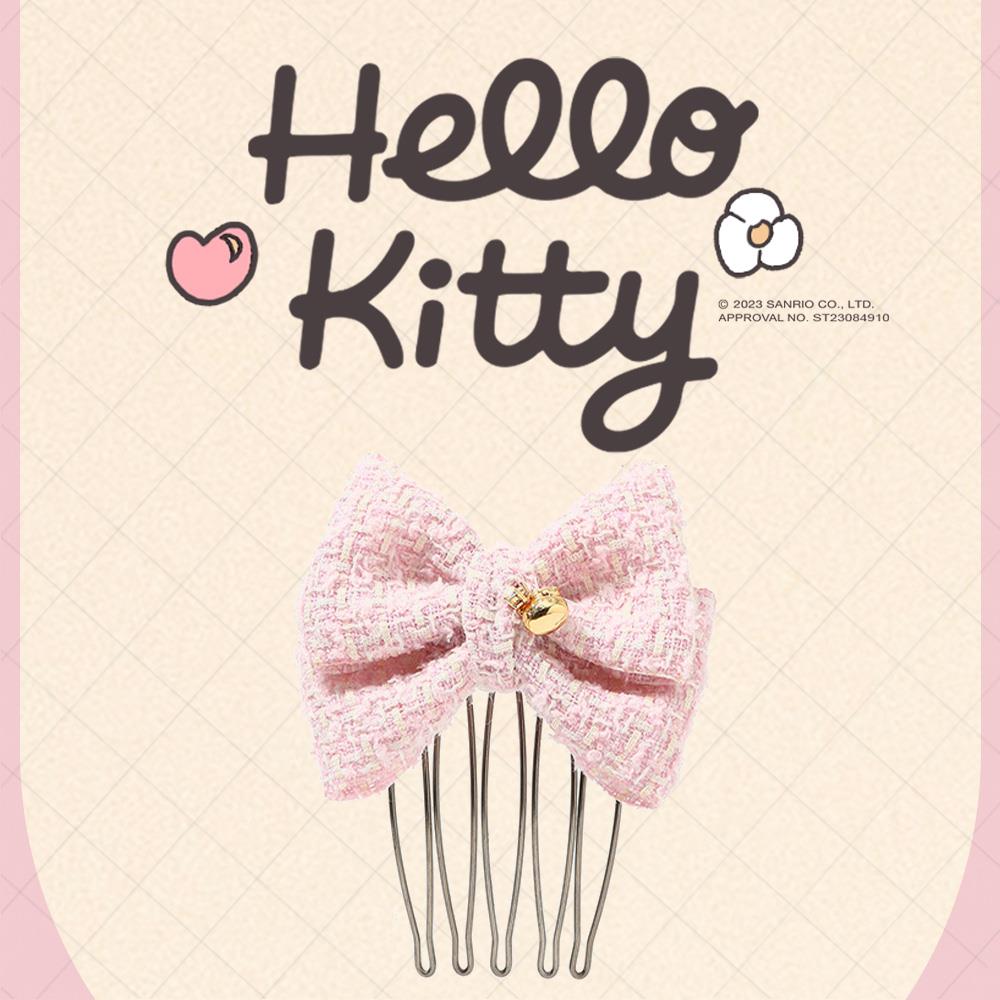 [Hello Kitty聯名款]氣質翩翩小香風長髮叉(淺粉) FC23030