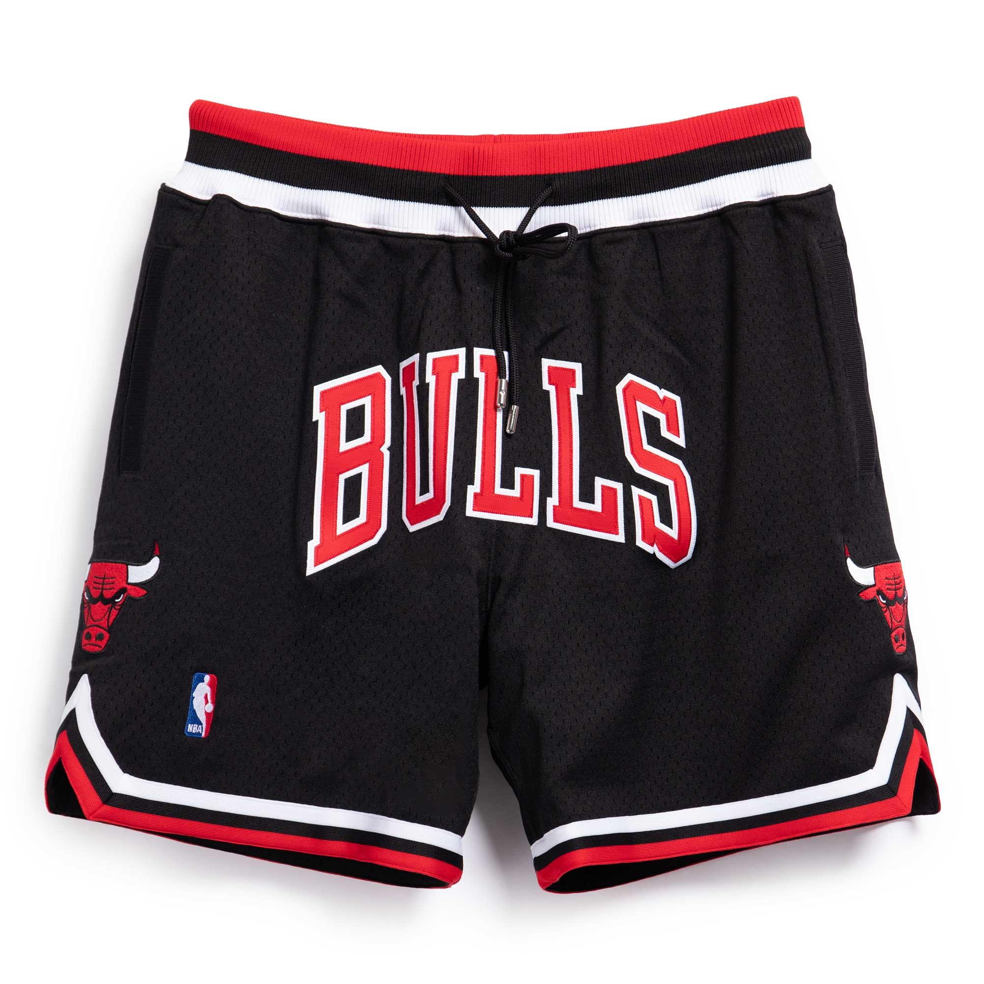 Chicago Bulls Classics 90's Basketball Just Don Shorts White/Red All Sizes Vintage Retro Classic