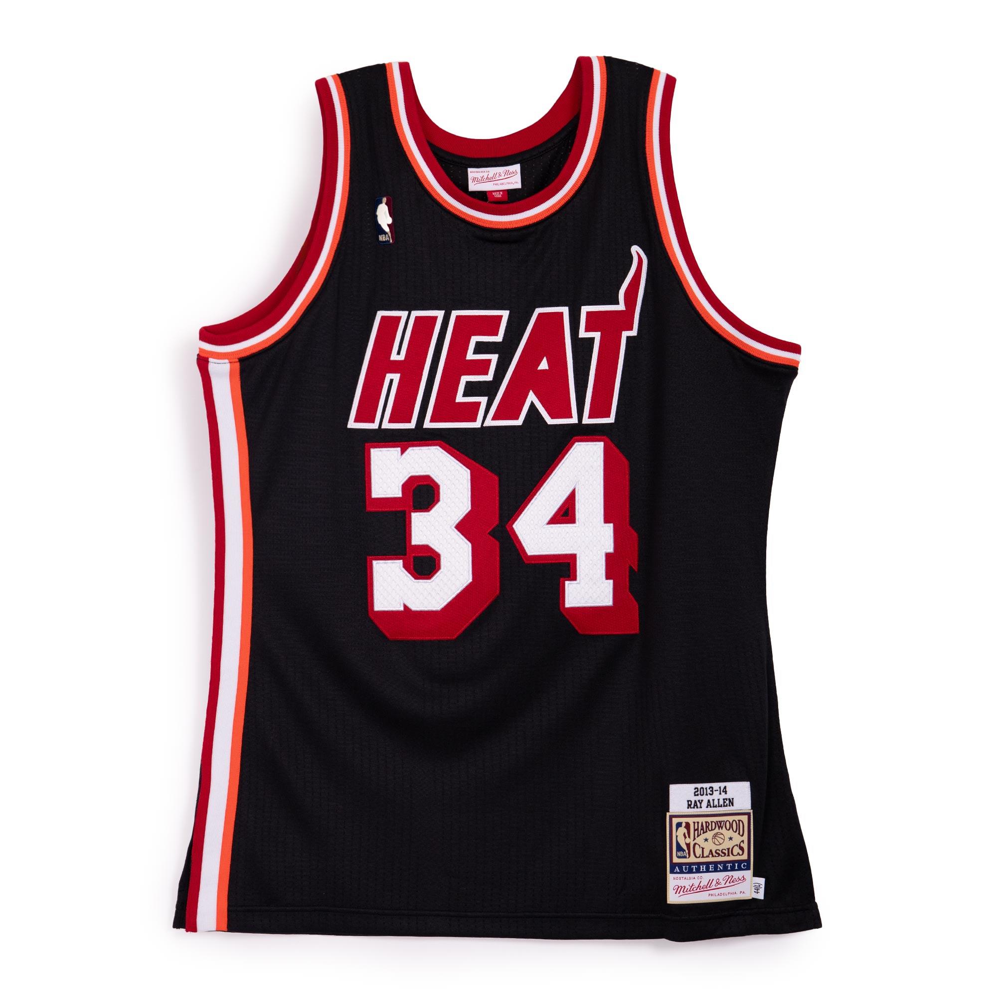 Rare Vintage Miami Heat Mitchell & Ness NBA Basketball -  Israel