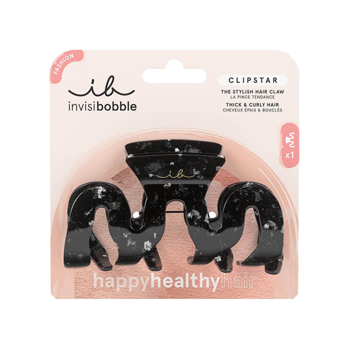 【任選2入8折】｜超大鯊魚夾XL 黑曜石－invisibobble神奇魔髮圈