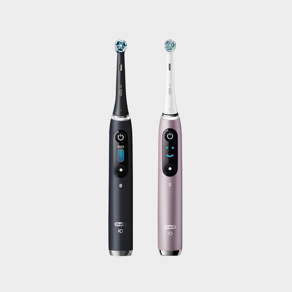 Oral-B iO9 微震科技電動牙刷雙入組-黑+紫