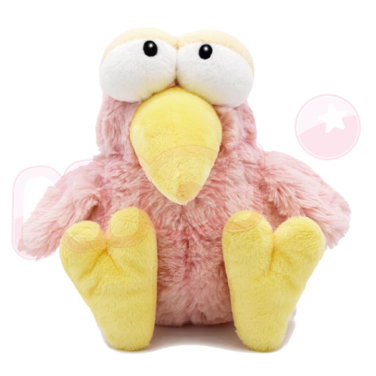 [91327]NICI 20cm櫻花粉拉拉鳥坐姿玩偶