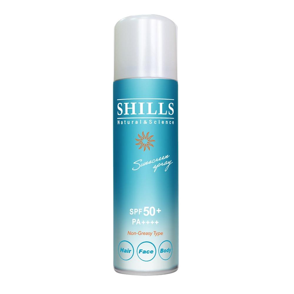 SHILLS很耐曬清爽亮白防曬噴霧-零油感 SPF50+PA++++ 90g