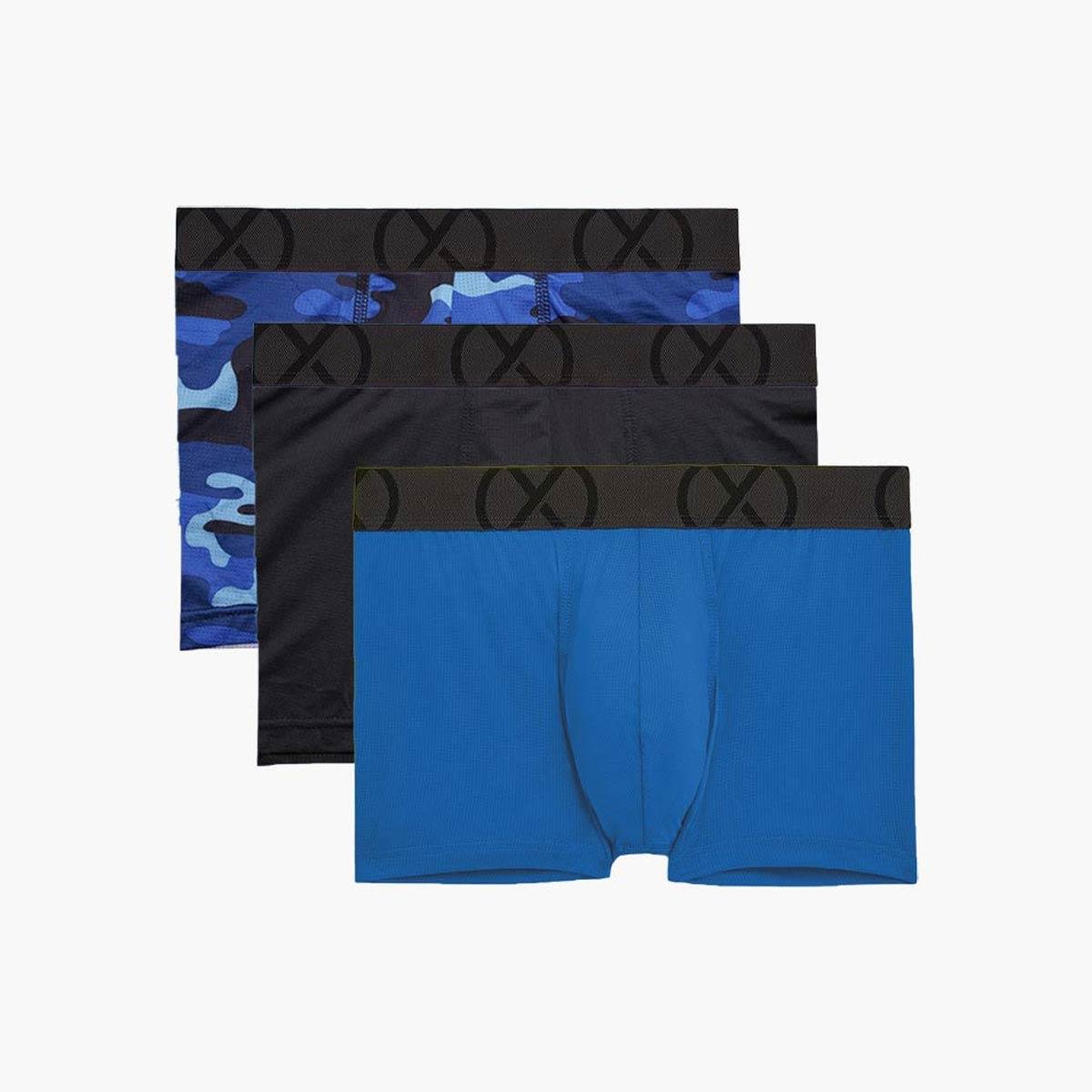(X) SPORT MESH 零觸感超透氣三件組/低腰四角褲(原裝三件組)