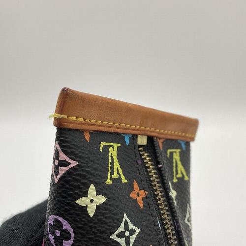 LOUIS VUITTON Monogram Multicolor Berlingo Coin Purse Black M58029