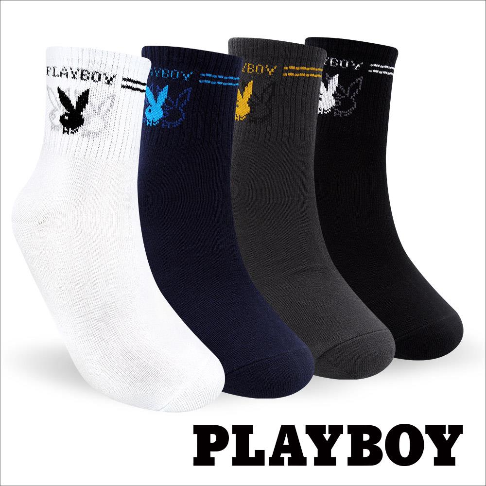 【襪款任選4雙$395 、9雙$750】 PLAYBOY西部牛仔男休閒襪(BX4523)