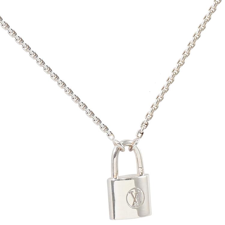 Shop Louis Vuitton Silver lockit pendant, sterling silver (Q93559) by  naganon