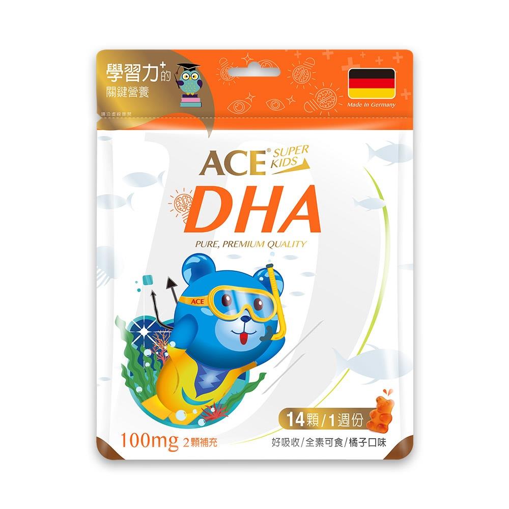 【ACE】機能Q DHA軟糖(39.2g(14顆)/袋)
