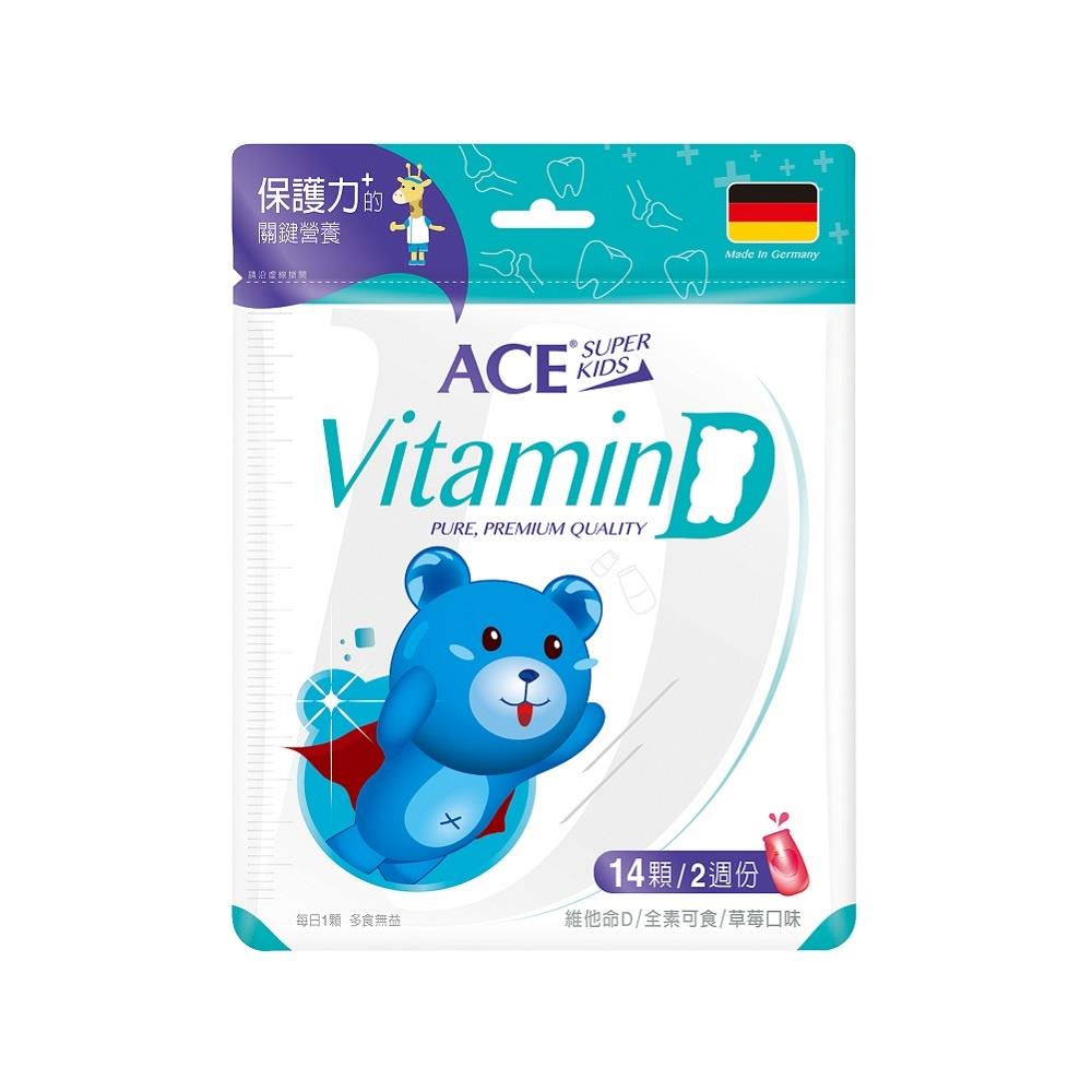 【ACE】機能Q 維他命D軟糖(44.8g(14顆)/袋)