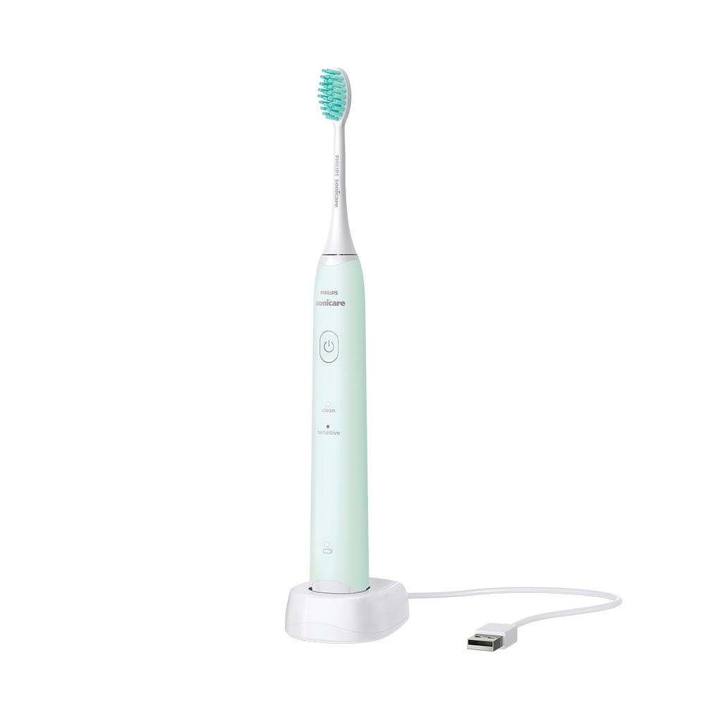 飛利浦Sonicare 2100系列輕巧軟毛音波震動牙刷-綠 (HX2421/03)