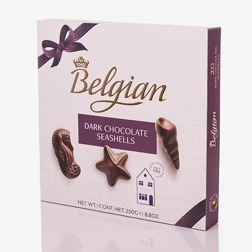【比利時】比利時經典貝殼黑巧克力禮盒(250g*1)