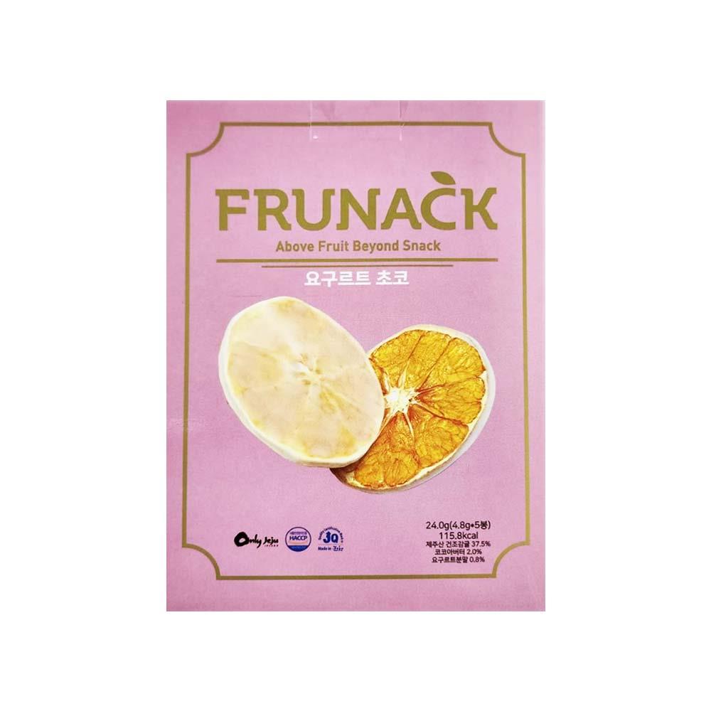 FRUNACK優格巧克力風味柑橘片5入