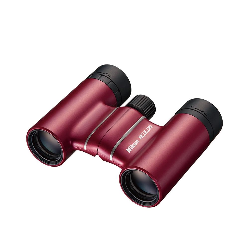 演唱會必備~Nikon Aculon T02 8X21 繽彩系列迷你望遠鏡-紅 (總代理公司貨)