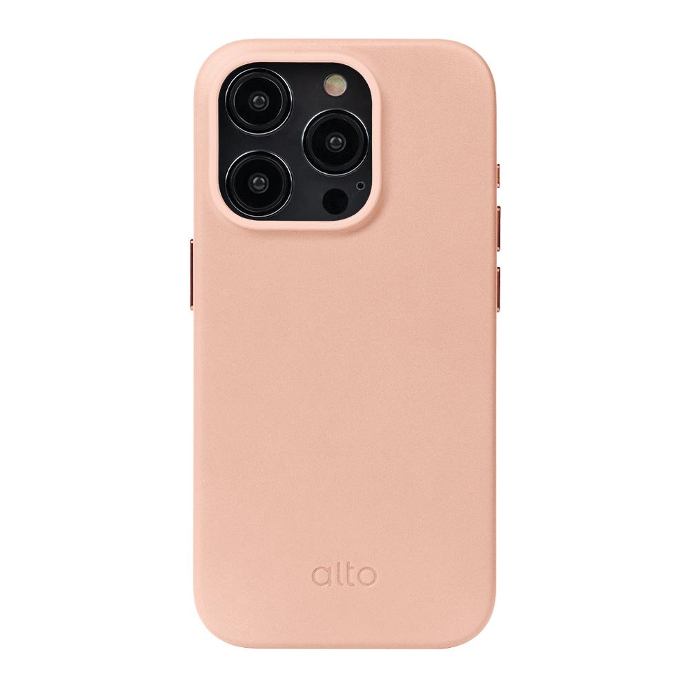 Alto Clop 磁吸皮革手機殼 - 迷霧粉（iPhone15 系列)