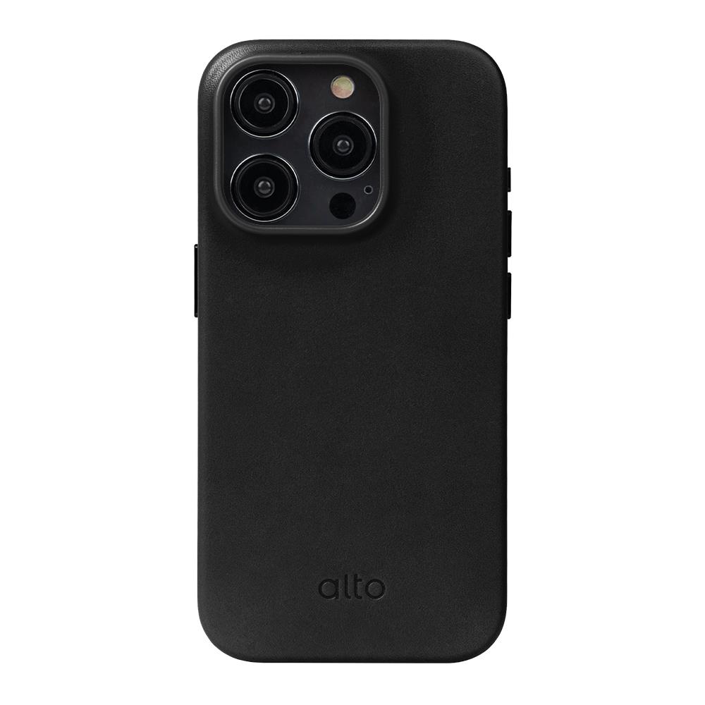 Alto Clop 磁吸皮革手機殼 - 渡鴉黑（iPhone15 系列)