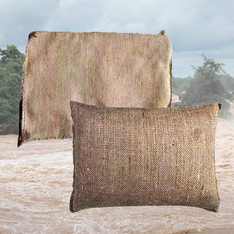麻布吸水膨脹袋 40x60cm 颱風暴雨 防洪防汛沙袋 緊急沙包 擋水袋 防水袋 吸水沙袋【ZO0104】《約翰家庭百貨