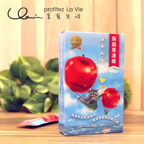 【享食生活】益生菌蒟蒻凍-蘋果風味(20g/條，10條/盒)