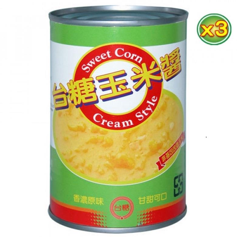 【台糖】玉米醬-3入裝(425g*3罐)