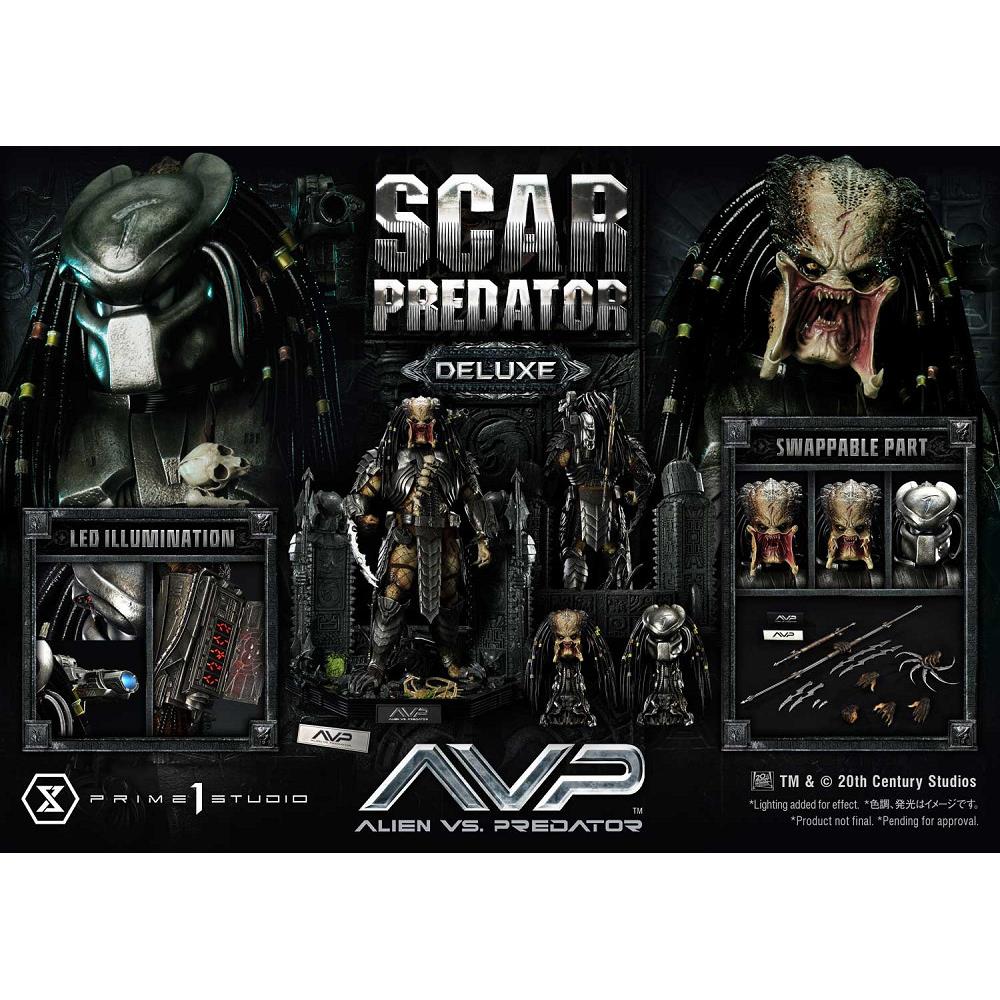 Museum Masterline Ailen vs.Predator Scar Predator DX Bonus Version