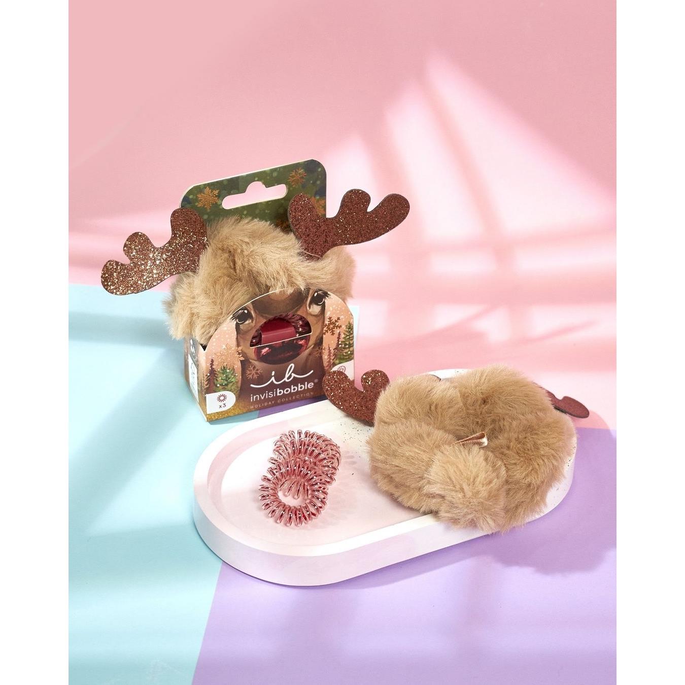 紅鼻子麋鹿聖誕禮盒－invisibobble神奇魔髮圈