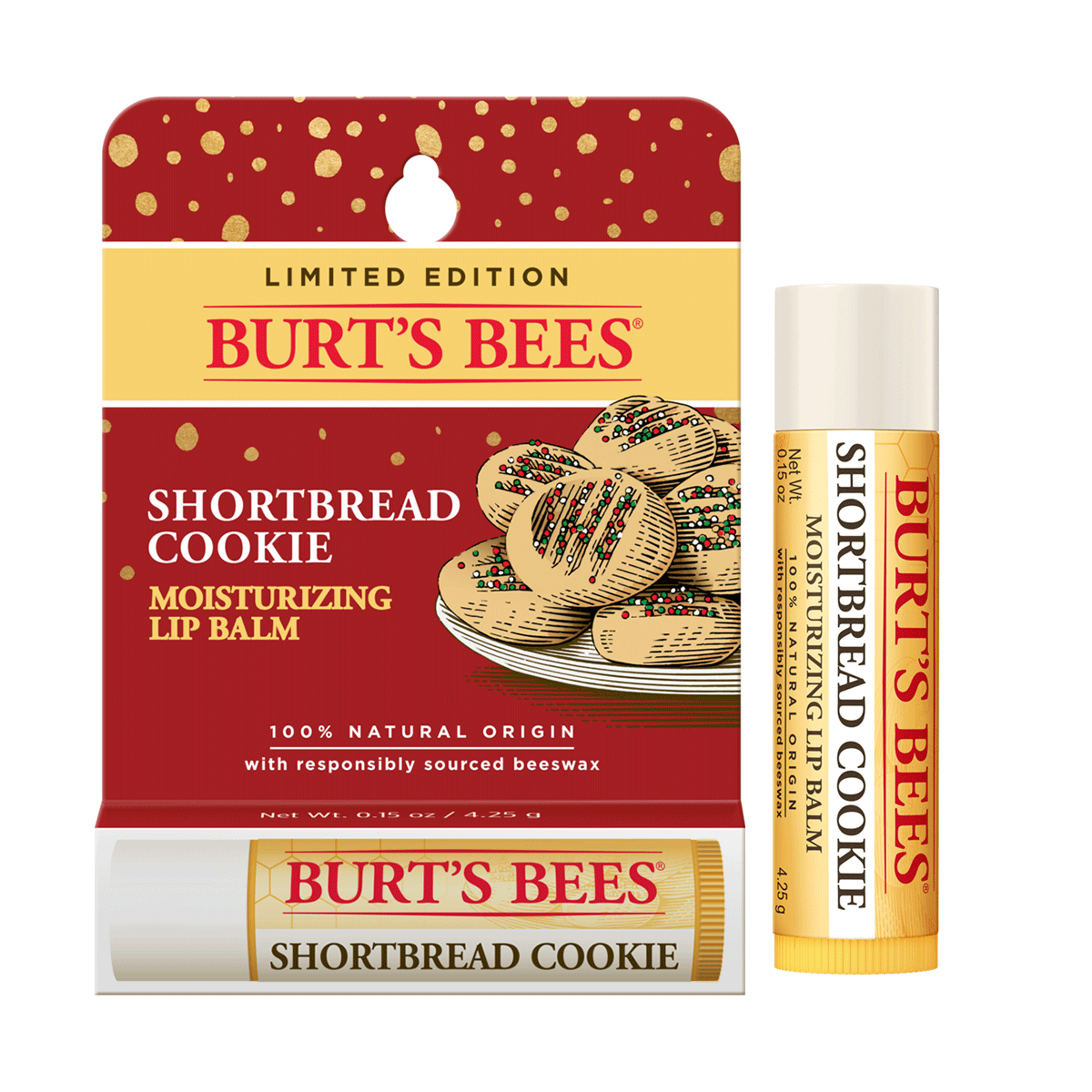 【任二入$299】｜Burt’s Bees 英式奶油酥餅護唇膏4.25g(季節限定)