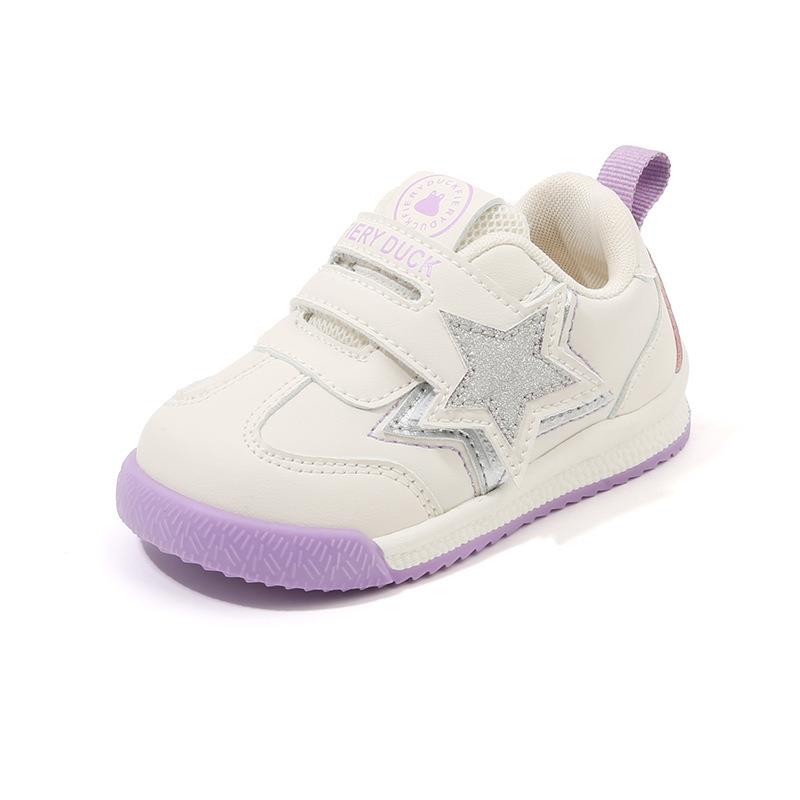 【NikoKids】軟底小童鞋/小童運動鞋/包鞋/紫色( NK593)