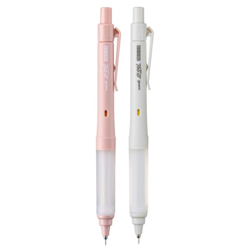 (日本)Uni三菱 阿發搖搖自動鉛筆0.3mm(M3-1009)-棉花淡粉/灰
