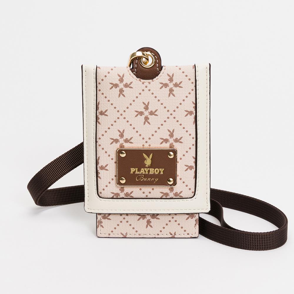 PLAYBOY-證件套夾 Oat milk 燕麥奶兔兔系列 - 卡其色(532-5117-26-2)