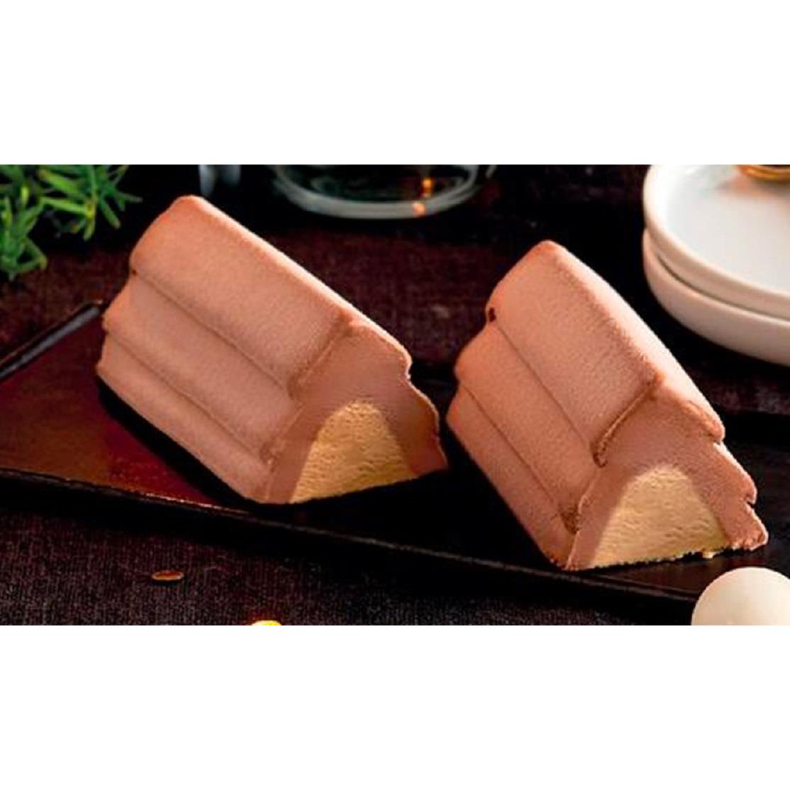 【冷凍店取-picard】巧克力鹹奶油冰淇淋卷2入(240gx1)