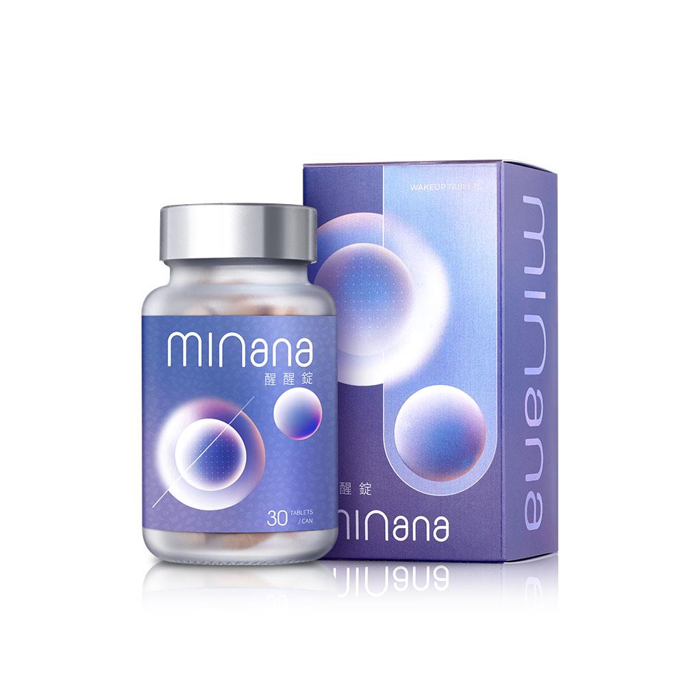 Minana米納娜 醒醒錠 30錠/罐 (有效期限：2025.10.15) (上班族/應酬/派對必備款)