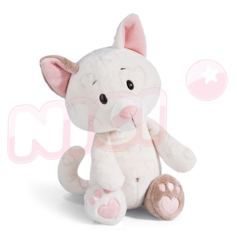 [49412]NICI 50cm奇奇愛心貓坐姿玩偶