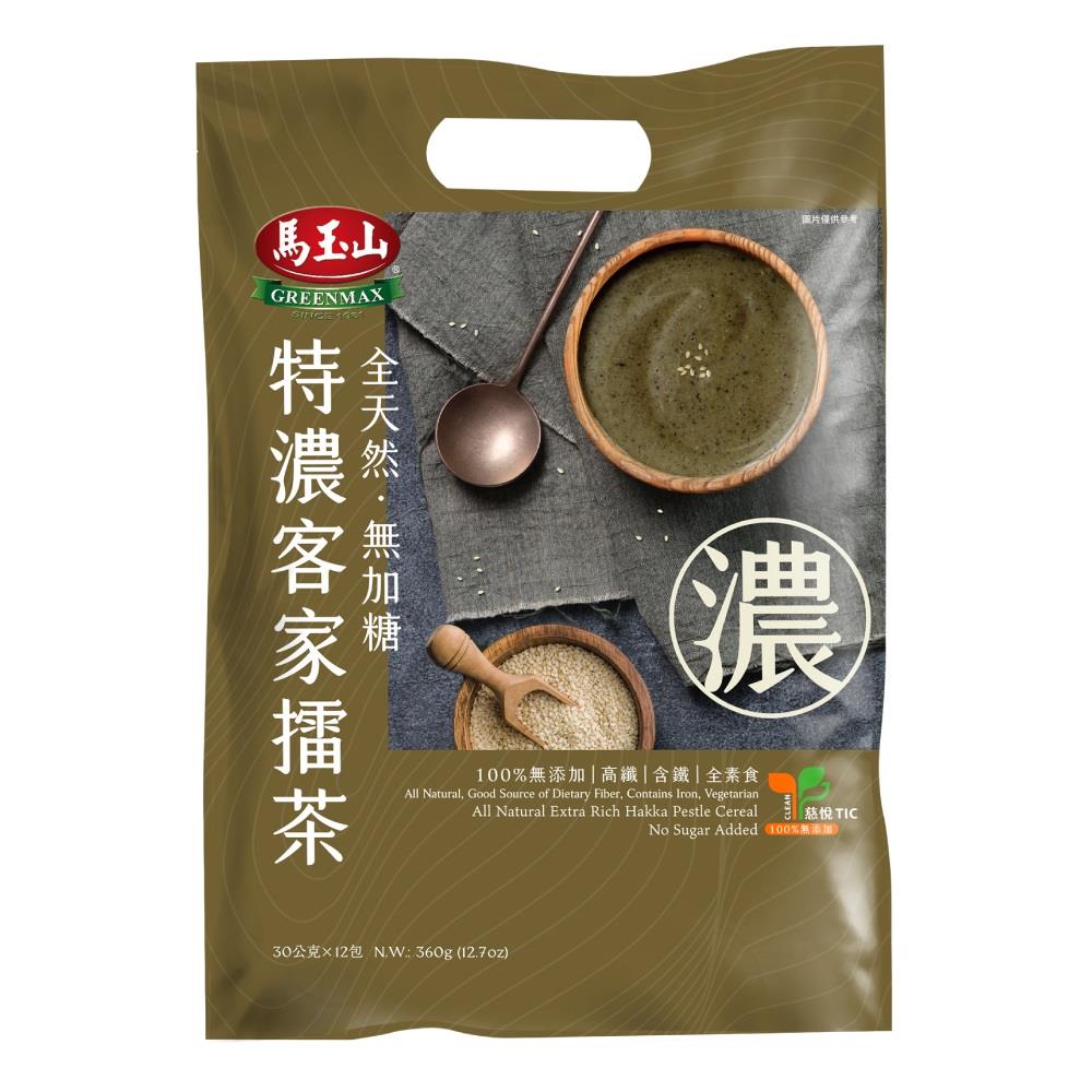 【馬玉山】全天然無加糖特濃客家擂茶(30g×12pcs(包))