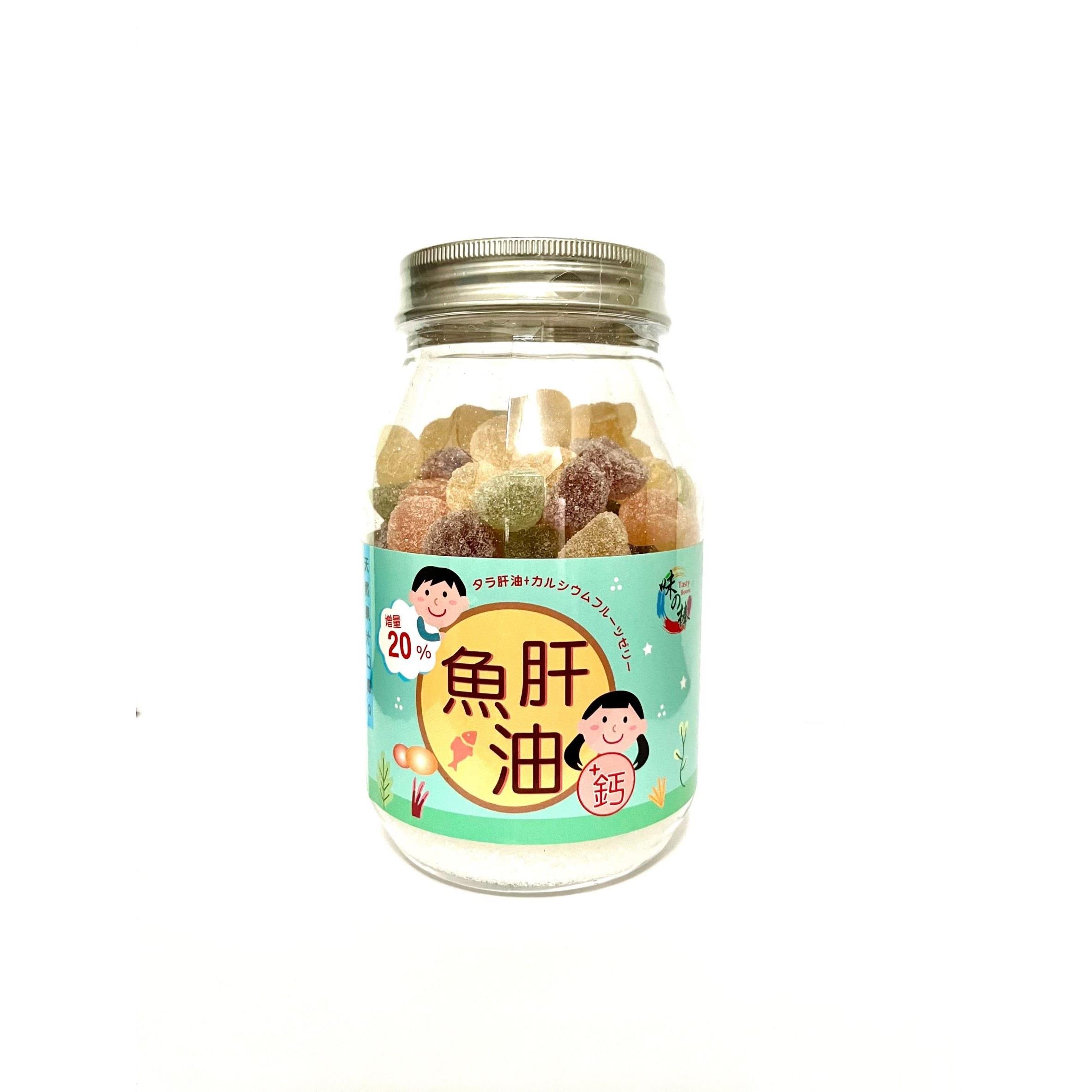 【味之棒】魚肝油 鈣水果軟糖(275gx1罐)