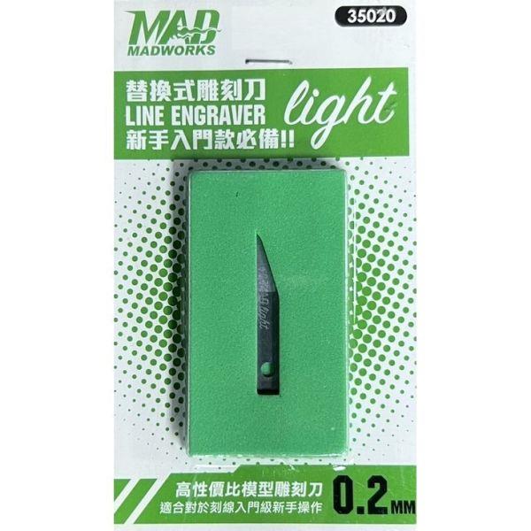 Madworks 50020DLC DLC D.L.C. Panel Line Engraver Scriber Chisel 0.2mm